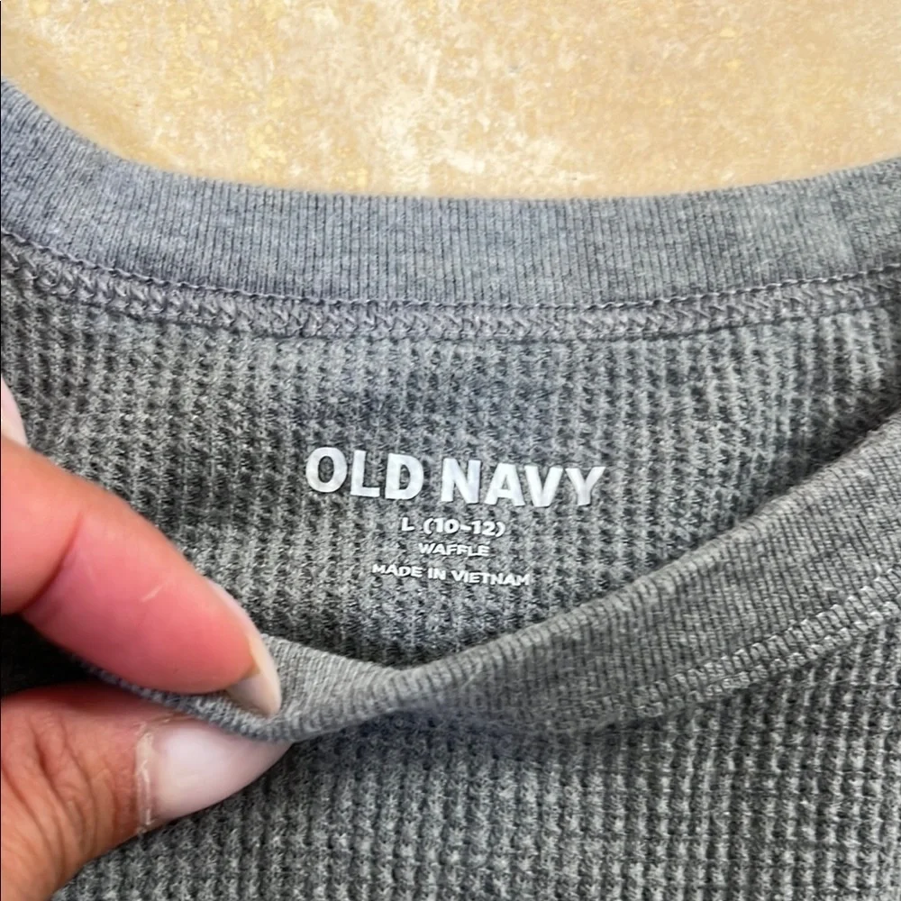 💙Old Navy Navy Blue Waffle Knit Shirts💙